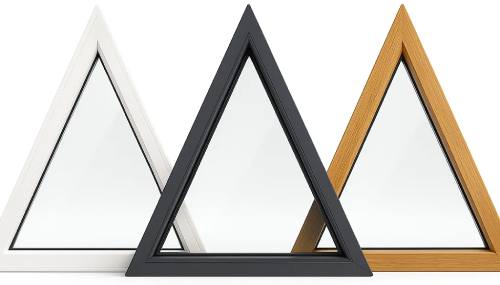 Dreiecksfenster Kunststoff