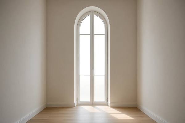 Ellipsebogen Fenster individuell nach Maß produziert