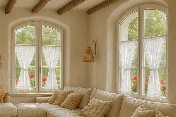 Segmentbogenfenster nach Maß aus Kunststoff, Holz oder Alu