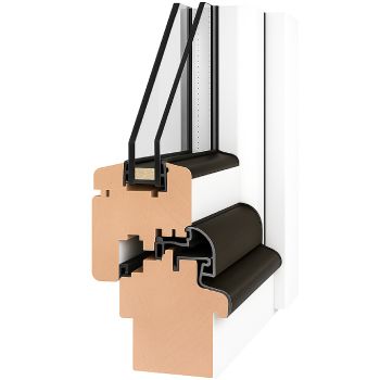 Fenster aus Eichenholz